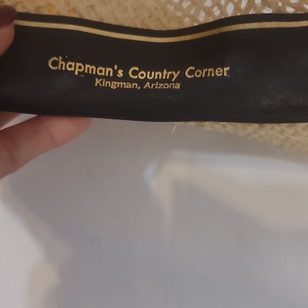 Larry mahan's collection straw hat size 7 1/4 - Picture 6 of 12